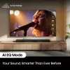 Soundbar Hisense AX5140Q 5.1.4 Dolby Atmos, 600 W RMS, bezvadu zemfrekvenču skaļrunis 280 W, melns