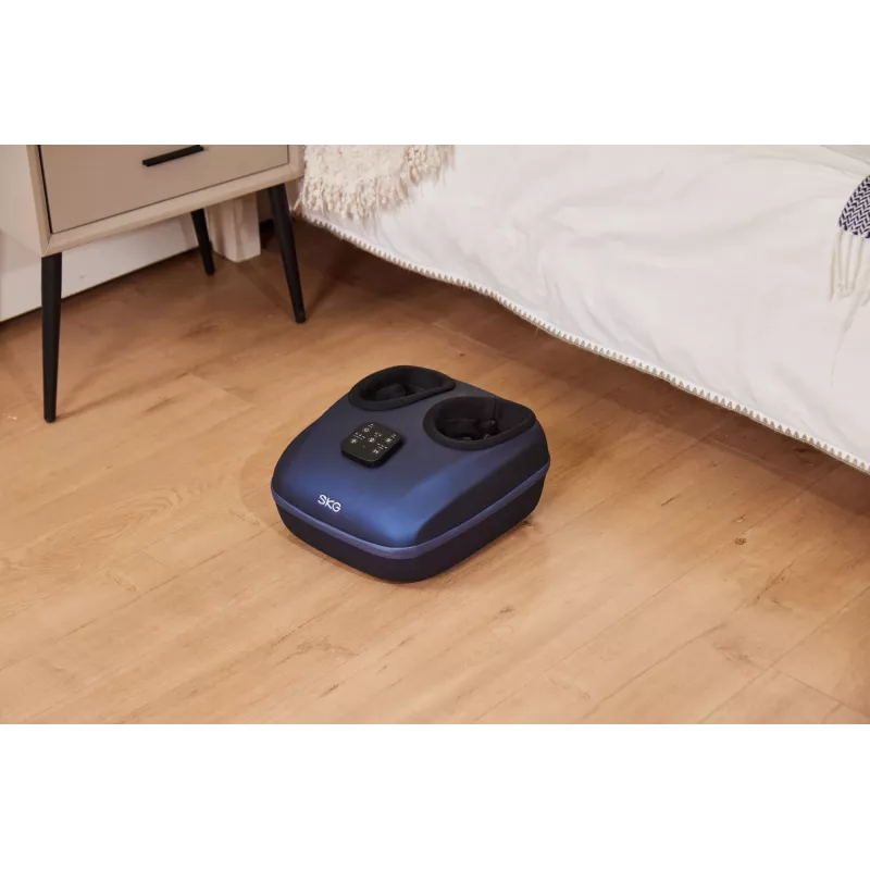 SKG YS100 – pelēks, mīcīšanas masāža, pēdām, pelēka, plastmasa, pogas, 12 galviņas