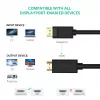 Ugreen 10202 video kabeļa adapteris 2 m DisplayPort HDMI Melns