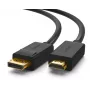 Video kabeļa adapteris Ugreen 10239 1.5m DisplayPort uz HDMI Melns