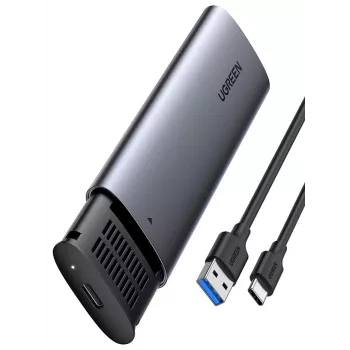 SSD korpuss Ugreen 10903 M.2 Melns Pelēks 2TB 5 Gbit/s