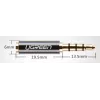 Ugreen Adapter 2.5 mm (female) micro jack to 3.5 mm mini jack (male) adapter Melns (20502)
