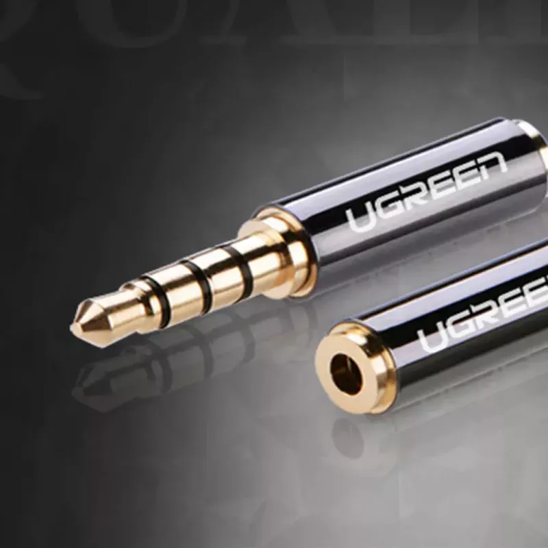 Ugreen Adapter 2.5 mm (female) micro jack to 3.5 mm mini jack (male) adapter Melns (20502)