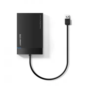 HDD/SSD korpuss Ugreen 30847 melns 2,5 collu 6TB 5 Gbit/s