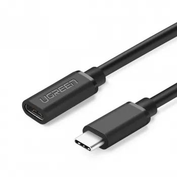 USB kabelis Ugreen 40574 0,5 m USB C melns 5 Gbit/s