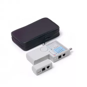 StarTech.com Profesionāls daudzfunkciju RJ45 RJ11 USB un BNC kabeļu testētājs