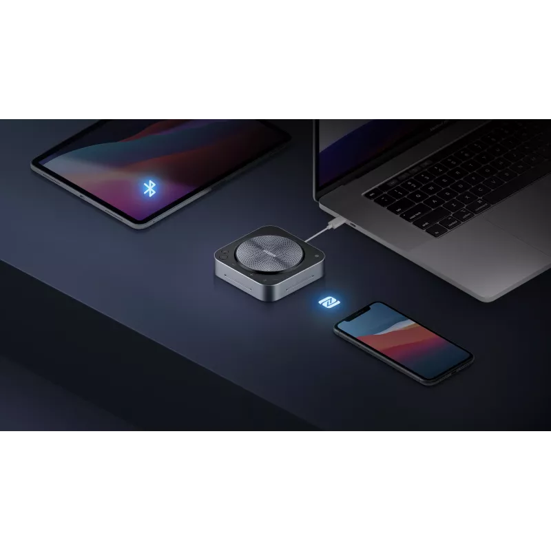Skaļruņu tālrunis datoram MAXHUB BM35 Bluetooth pelēks 8W 10m