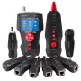 Kabeļu testeris LYNX CS TLCD88 — LCD testeris Cat3/Cat5E/Cat6 un PoE noteikšanai
