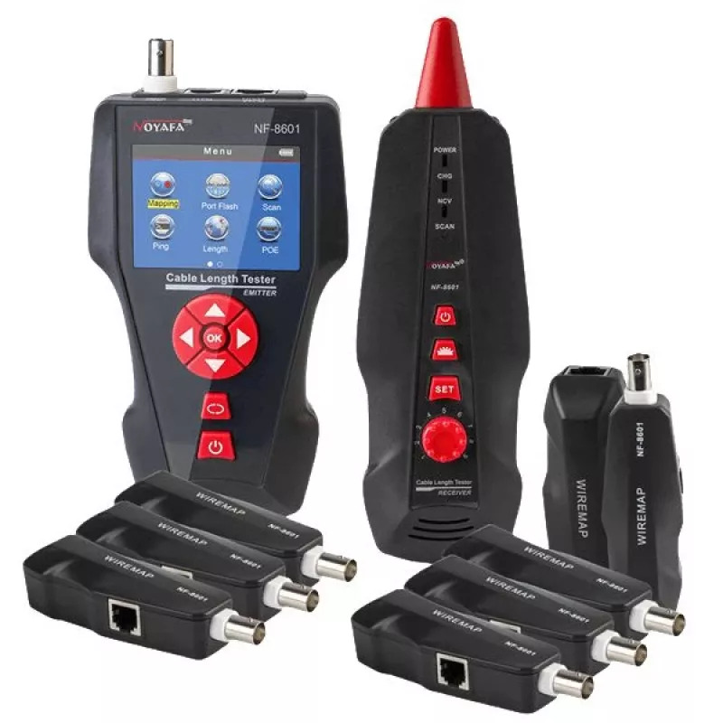 Kabeļu testeris LYNX CS TLCD88 — LCD testeris Cat3/Cat5E/Cat6 un PoE noteikšanai