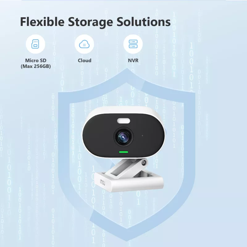 IP drošības kamera IMOU Versa IPC-C22FP-C — bezvadu lodes tipa, 2 MP Full HD, 97°×52° skata leņķis, 8x digitālā tālummaiņa, IP65