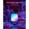 Galda lampa Govee H6020 Table Lamp 2 Pro Sound by JBL — RGBIC + silti balta, 600 lm, Wi‑Fi & Bluetooth, 5200 mAh
