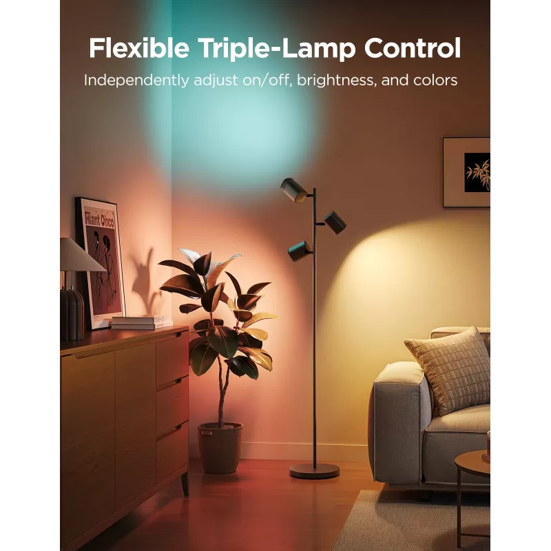 Govee Tree Floor Lamp vieda stāvlampa Wi-Fi/Bluetooth 72 W
