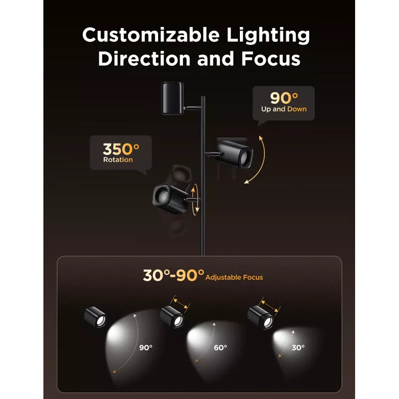 Govee Tree Floor Lamp vieda stāvlampa Wi-Fi/Bluetooth 72 W
