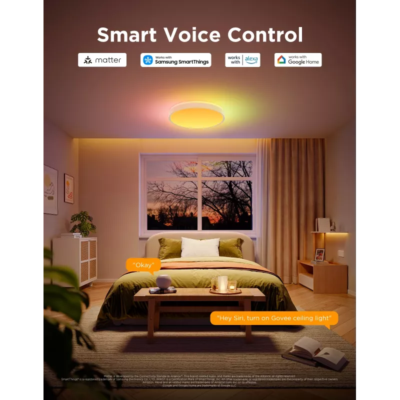 Govee H60A6 viedā grīdas apgaismojums Wi-Fi/Bluetooth 72 W