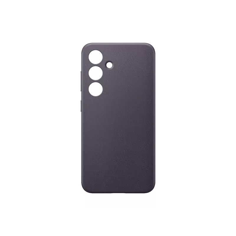 Telefona maciņš Samsung Vegan Leather Case Violet Galaxy S24, PU āda, 6,2 collu ekrānam