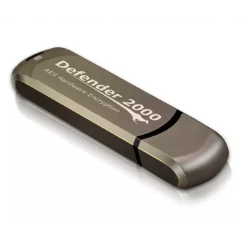 Kanguru Defender 2000 FIPS 140-2 sertificēts, 16 Gb USB zibatmiņa USB Type-A 2.0 Brūna