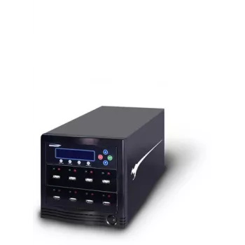 iStorage Kanguru U2D2-7 datu nesēju dublētājs USB zibatmiņu dublētājs Melns 7 kopijas