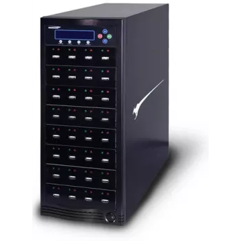 iStorage Kanguru U2D2-31 multivides dublētājs USB zibatmiņu dublētājs Melns 31 kopija