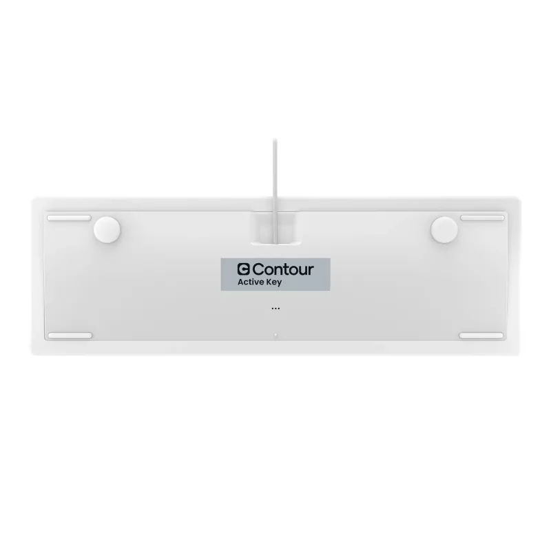 Contour Design Contour Active Key QuickClean Medicīniskā tastatūra IP68 Pilnizmēra Vadu Balta PN C8112