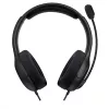 PDP LVL50 vadu austiņas PS4 baltas - 50 mm draiveris, vadu, Vadu, Spēļu, Austiņas, Melns