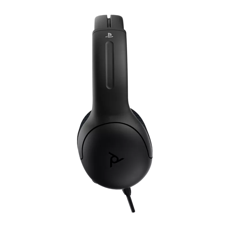 PDP LVL50 vadu austiņas PS4 baltas - 50 mm draiveris, vadu, Vadu, Spēļu, Austiņas, Melns