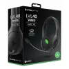 PDP LVL50 vadu stereo austiņu komplekts XBSX, vadu, spēlēm, austiņu komplekts, melna