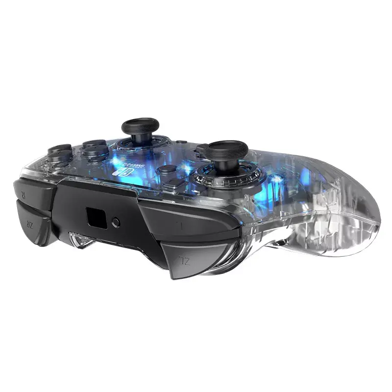 PDP Afterglow Melns, caurspīdīgs spēļu kontrolieris analogs / digitāls Nintendo Switch, Nintendo Switch Lite, Nintendo Switch OLED