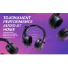 Austiņas VICTRIX Gambit Wireless — vadu un bezvadu, 20–20000 Hz, 2 m kabelis, 301 g, melnas/purpura