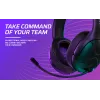 Austiņas VICTRIX Gambit Wireless — vadu un bezvadu, 20–20000 Hz, 2 m kabelis, 301 g, melnas/purpura