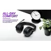 Austiņas VICTRIX Gambit Wireless — vadu un bezvadu, 20–20000 Hz, 2 m kabelis, 301 g, melnas/purpura