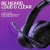 Austiņas VICTRIX Gambit Wireless — vadu un bezvadu, 20–20000 Hz, 2 m kabelis, 301 g, melnas/purpura