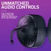 Austiņas VICTRIX Gambit Wireless — vadu un bezvadu, 20–20000 Hz, 2 m kabelis, 301 g, melnas/purpura
