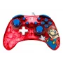 PDP Rock Candy: Mario Punch Red, caurspīdīgs USB spēļu kontrolieris analogais / digitālais Nintendo Switch, Nintendo Switch Lite, Nintendo Switch OLED