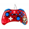 PDP Rock Candy: Mario Punch Red, caurspīdīgs USB spēļu kontrolieris analogais / digitālais Nintendo Switch, Nintendo Switch Lite, Nintendo Switch OLED