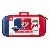 Cietais pārnēsājamais futrālis PDP plāns Deluxe Power Pose Mario priekš Nintendo — zils/sarkans