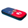 Cietais pārnēsājamais futrālis PDP plāns Deluxe Power Pose Mario priekš Nintendo — zils/sarkans