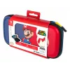Cietais pārnēsājamais futrālis PDP plāns Deluxe Power Pose Mario priekš Nintendo — zils/sarkans