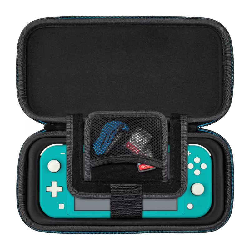 Cietais pārnēsājamais futrālis PDP plāns Deluxe Power Pose Mario priekš Nintendo — zils/sarkans