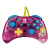 PDP Rock Candy: Bubblegum Peach Pink, caurspīdīgs USB spēļu kontrolieris Analogue / Digital Nintendo Switch, Nintendo Switch Lite, Nintendo Switch OLED