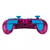PDP Rock Candy: Bubblegum Peach Pink, caurspīdīgs USB spēļu kontrolieris Analogue / Digital Nintendo Switch, Nintendo Switch Lite, Nintendo Switch OLED