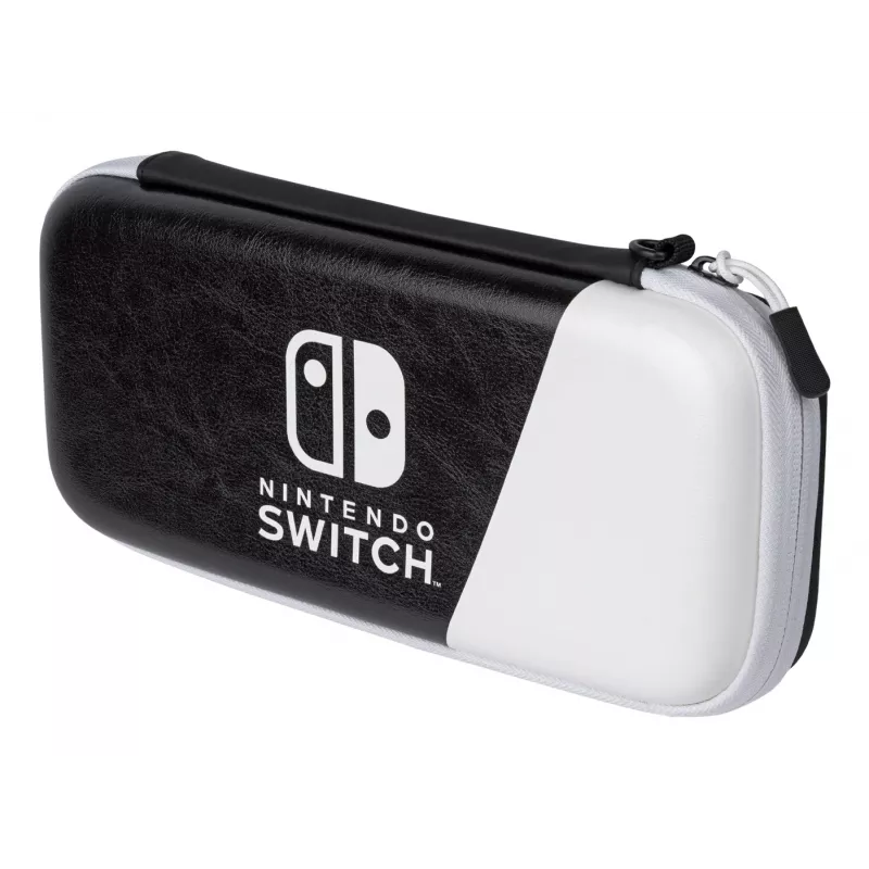 PDP plāns Deluxe: melnbalts cietais futrālis Nintendo Melns, White