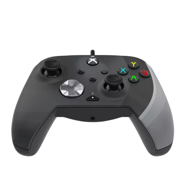 PDP Rematch, melns, balts, USB spēļu kontrolieris ar analogajām svirām datoram, Xbox One, Xbox Series S, Xbox Series X