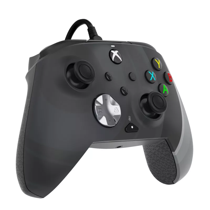 PDP Rematch, melns, balts, USB spēļu kontrolieris ar analogajām svirām datoram, Xbox One, Xbox Series S, Xbox Series X