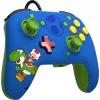 PDP REMATCH vadu kontrolieris: Yoshi & Toad, spēļu panelis, Nintendo Switch, Nintendo Switch OLED, D-kursors, Sākuma poga, analogā / digitālā, vadu, USB