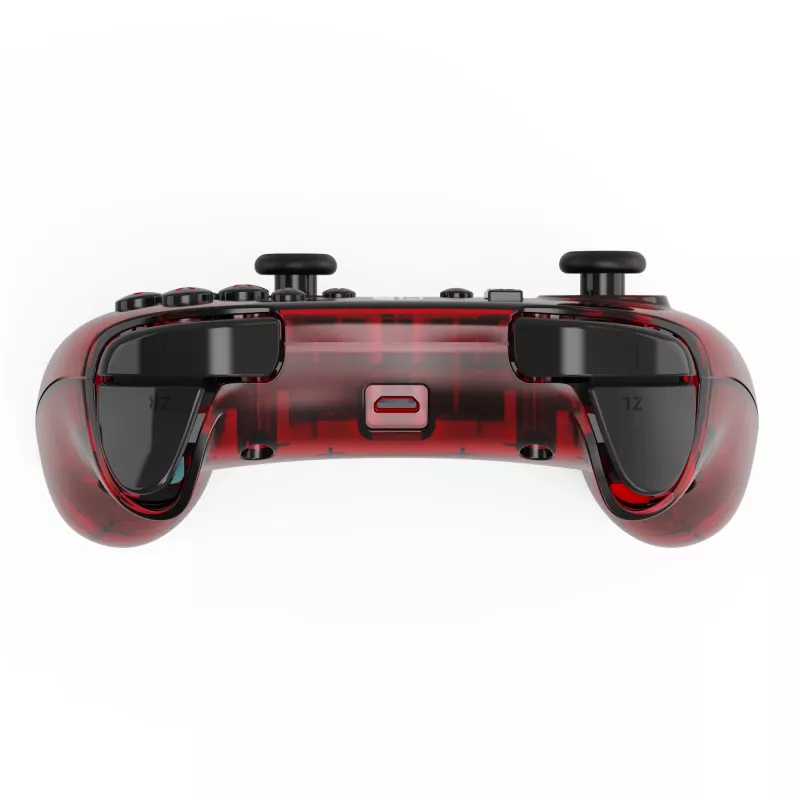 PDP Rock Candy: Mario Punch Red, caurspīdīgs USB spēļu kontrolieris analogais / digitālais Nintendo Switch, Nintendo Switch Lite, Nintendo Switch OLED