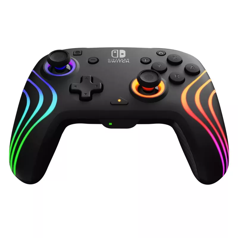 PDP Afterglow Wave melns USB spēļu kontrolieris analogais / digitālais Nintendo Switch, Nintendo Switch Lite, Nintendo Switch OLED