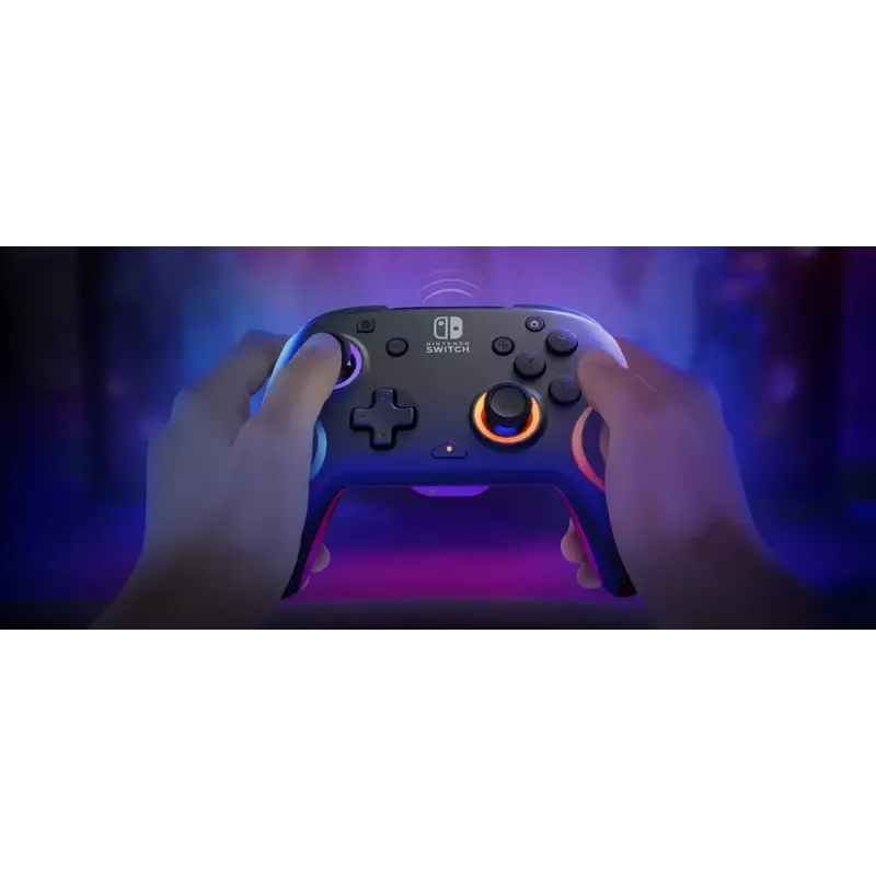 PDP Afterglow Wave melns USB spēļu kontrolieris analogais / digitālais Nintendo Switch, Nintendo Switch Lite, Nintendo Switch OLED