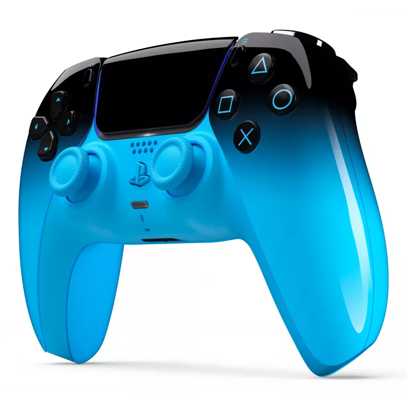 Gamepad Sony DualSense zilā krāsā — Bluetooth/USB, USB-C, bezvadu un vadu savienojums, iebūvēts Li‑Ion akumulators, Android/MAC/PC/PS5/iOS