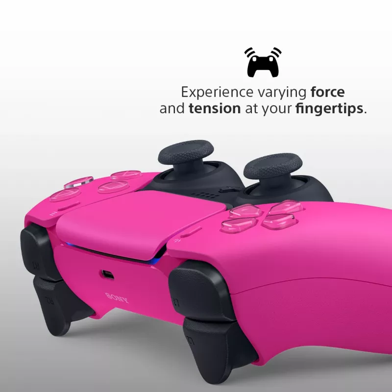 Spēļu kontrolieris Sony DualSense v3 priekš PlayStation 5 — rozā, Bluetooth & USB Type-C, iebūvēts akumulators