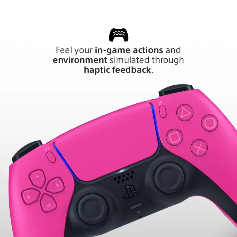 Spēļu kontrolieris Sony DualSense v3 priekš PlayStation 5 — rozā, Bluetooth & USB Type-C, iebūvēts akumulators